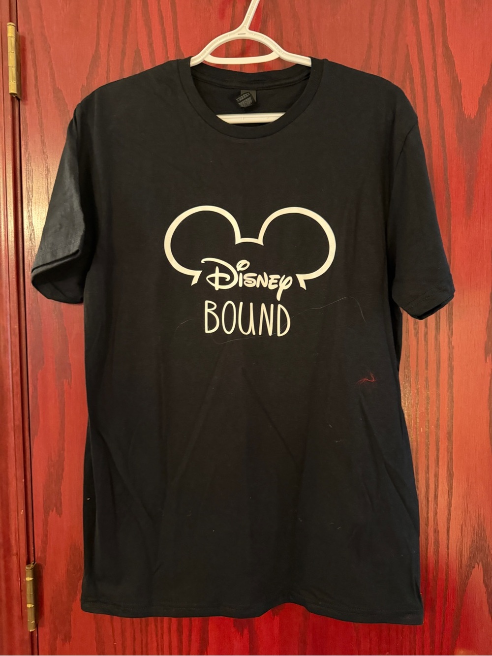 Gildan Black Disney Bound Tee with White Logo